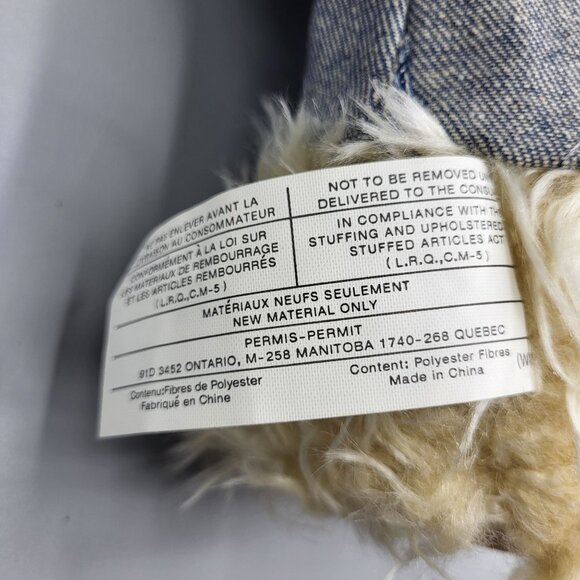 Vtg DanDee Easter Bunny Standing Rabbit Plush Western Cowboy Cow Bunny Plush 16" - Picture 7 of 16